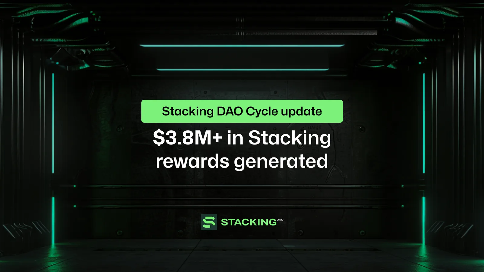 Stacking DAO Cycle Update: $3.8M+ in Stacking rewards