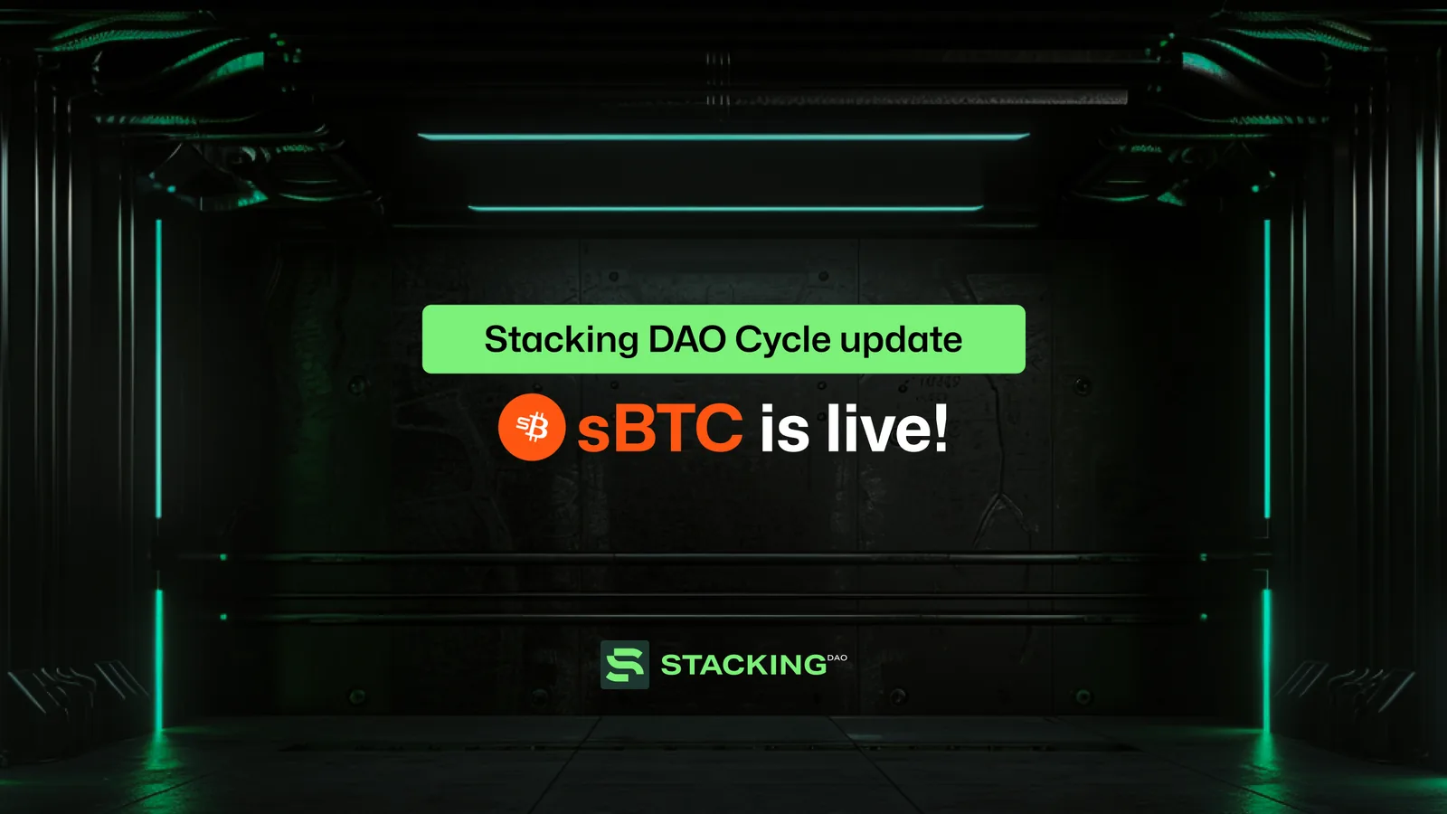 Stacking DAO Cycle Update: sBTC is live!