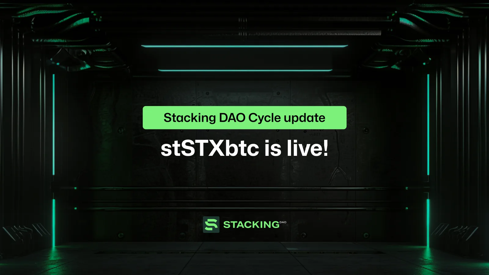 Stacking DAO Cycle Update: stSTXbtc is live!